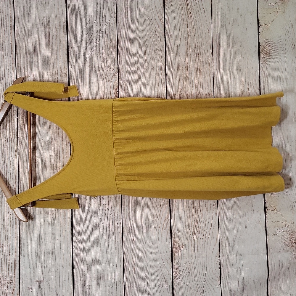 💟 Wild Fable Women's Small Mustard Yellow Mini Dress